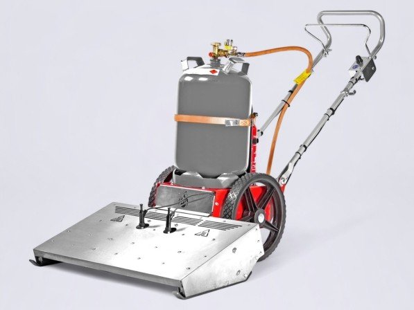 Thermische onkruidbrander 750 mm met propaan gasfles