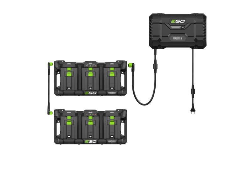 EGO PGX1601E-H Power Hub, 1600W, Met 2x 3-poortsdok en 70cm kabel