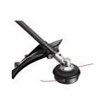 Close-up van de kop van de PRO X GRASTRIMMER / BOSMAAIER (STUURHENDEL)