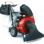 Bladzuiger 75 cm met Briggs and Stratton 950 OHV motor - opvangzak 250 liter - zelfrijdend - 1 versnelling