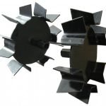 Paar ijzeren wielen model BL370