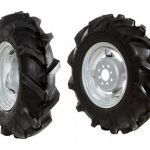 Paar wielen 5.00x10" voor MC3300 vooraanzicht