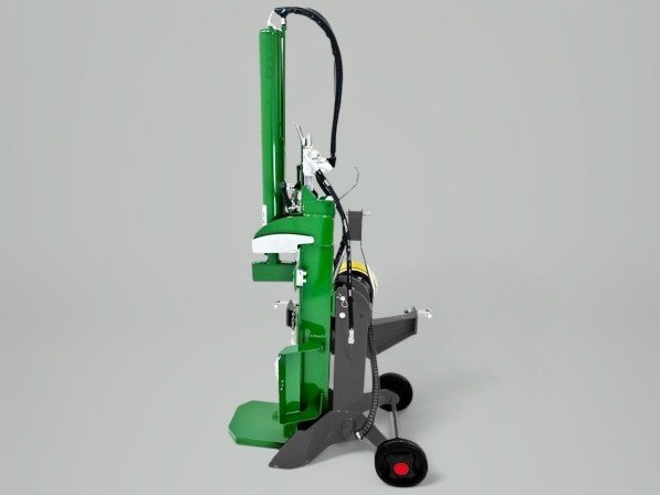 Houtklover voor aftakas traktor - kliefvermogen 10 ton - 3 werkstanden - klieflengte 65 cm - 1 kliefsnelheid zijaanzicht