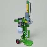 Houtklover met elektrische motor 220 V - kliefvermogen 10 ton - verticale werkstand - klieflengte 54 cm - 1 kliefsnelheid