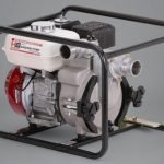 Waterpomp 2 inch met Honda GX160 motor in stalen frame