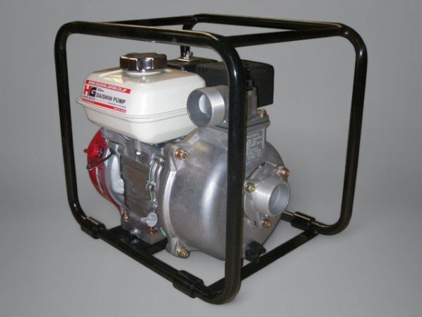 Waterpomp 2" semi-trash met Honda GX120 OHV motor