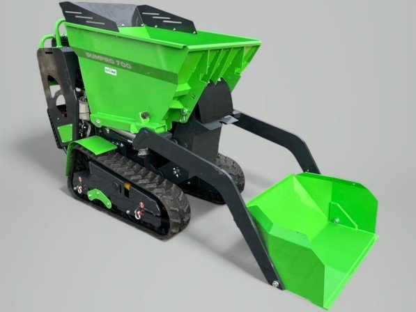 Dumper met Honda GX270 OHV motor - elek. start - 700 kg - hydrostatisch - frontale hoogte lediging en zelflader