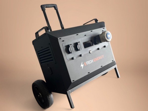 Mobiele accu stroomgroep L3 – capaciteit 3072 Wh - vermogen 3600 W continu en 7000 W piek