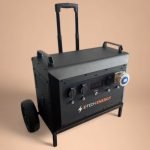 Mobiele accu stroomgroep L5 met uitschuifbare handgreep en wielen