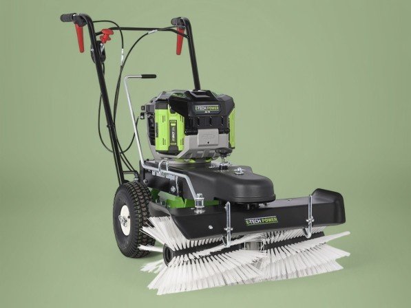 Axiaal veegmachine met EGO Power+ 56V accu motor - 70 cm - borstel ø 25 cm