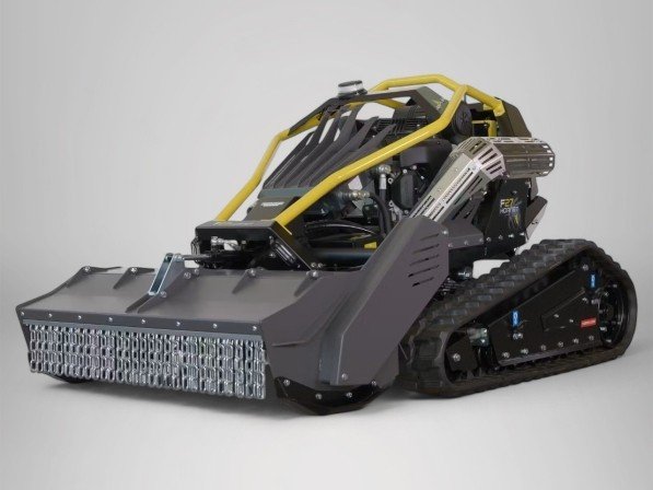 Radiografisch bestuurbare klepelmaaier F27 HORNET op rupsbanden