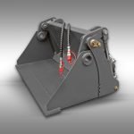 4 in 1 bak voor Hoflader Jansen HL-500E, Wiellader, Compactlader, Hoftrac