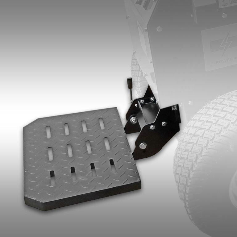 Bestuurdersplatform voor Jansen® MSK-800X gemonteerd op een motorkruiwagen