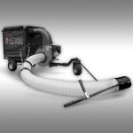 Jansen LS-700 bladzuiger met trekdissel en aanhanger