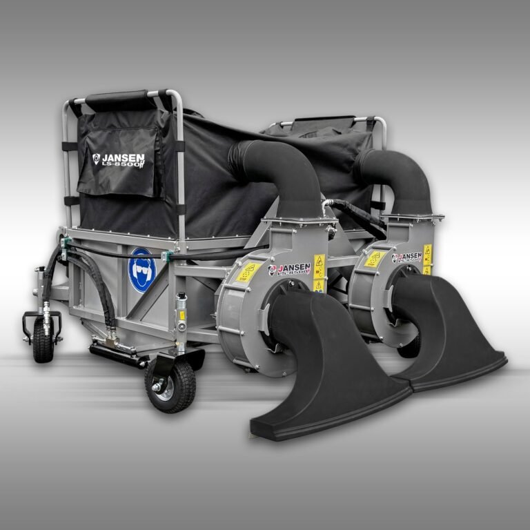 Jansen LS-8500H bladzuiger, hydraulisch aangedreven, Euro bevestiging