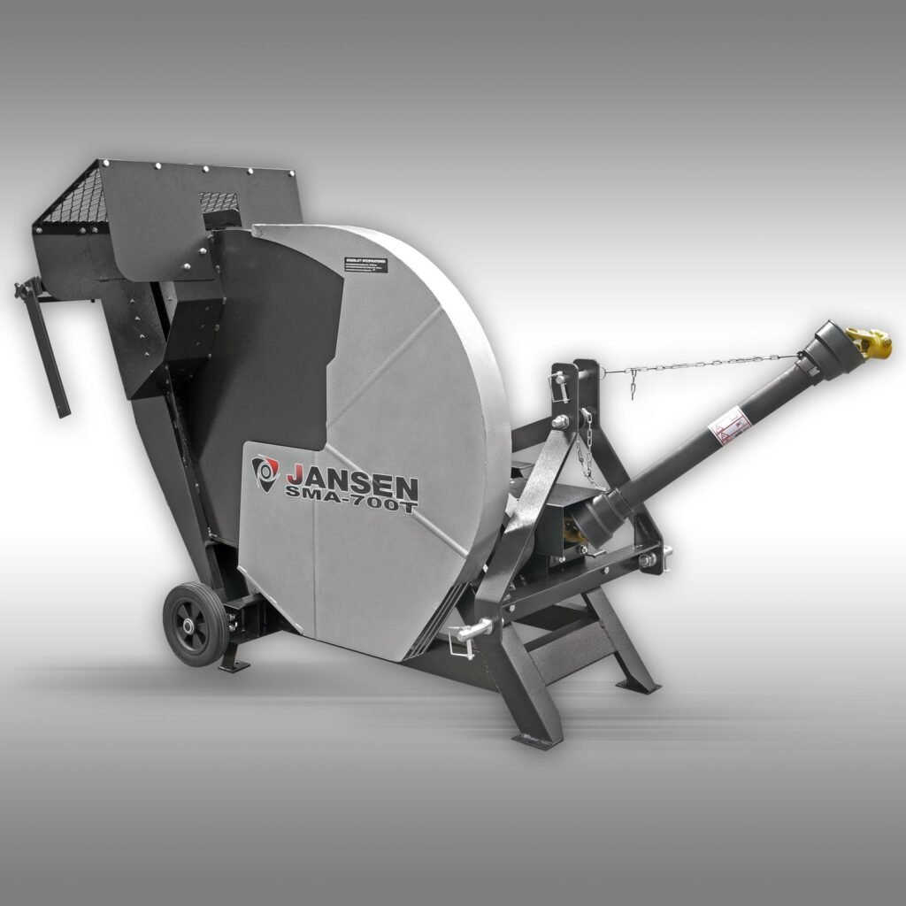 Jansen Brandhoutzaag SMA-700T, aftakas