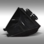 Graafbak profiel 600 / 200 mm voor de minigraafmachine Jansen MB-300 und MB-360° in close-up