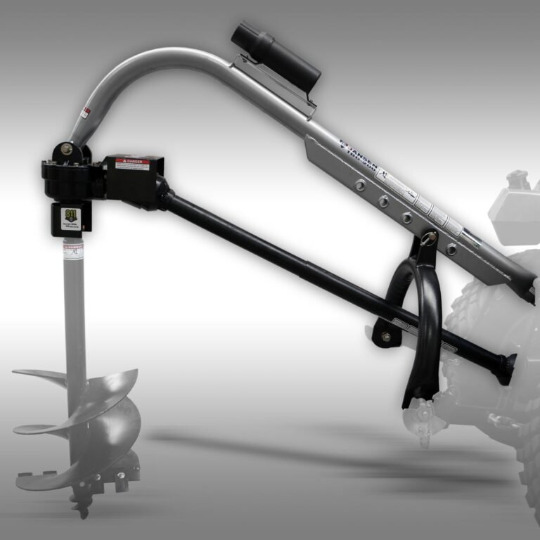 Tractor grondboor Jansen TBG-200 incl. cardanas, cat. 1+2