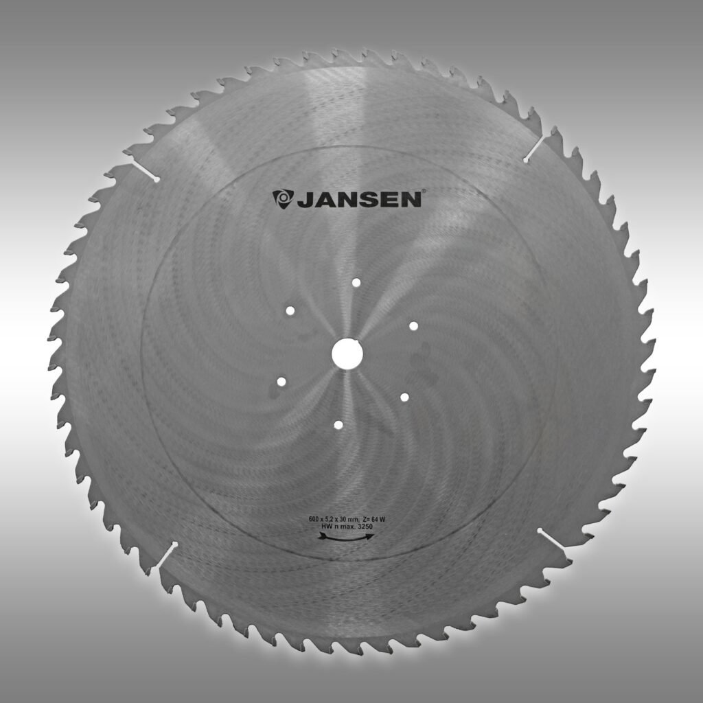 Jansen Hardmetalen Zaagblad PROLINE, 600 mm, fijne vertanding