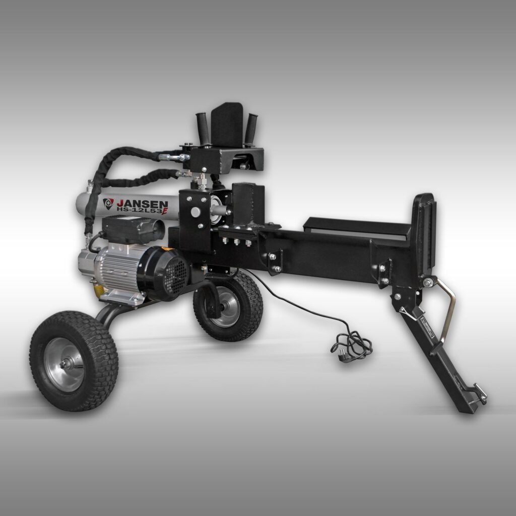 Jansen Houtklover HS-12L53E, 12 t, 53 cm, liggend, elektromotor 230V