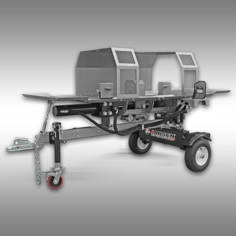 Houtklover Jansen HS-20DS55pro, 20 ton, 55 cm, Benzinemotor, Dubbele Kloofmachine