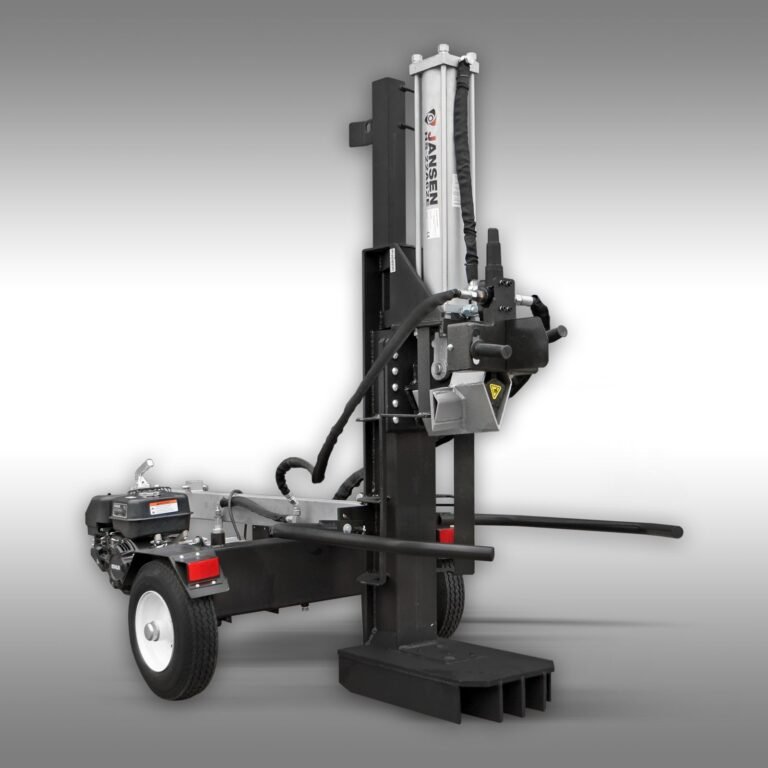 Houtklover Jansen HS-22A62K benzine+elektro, 22 t, 62, staand+liggend, Kloofmachine