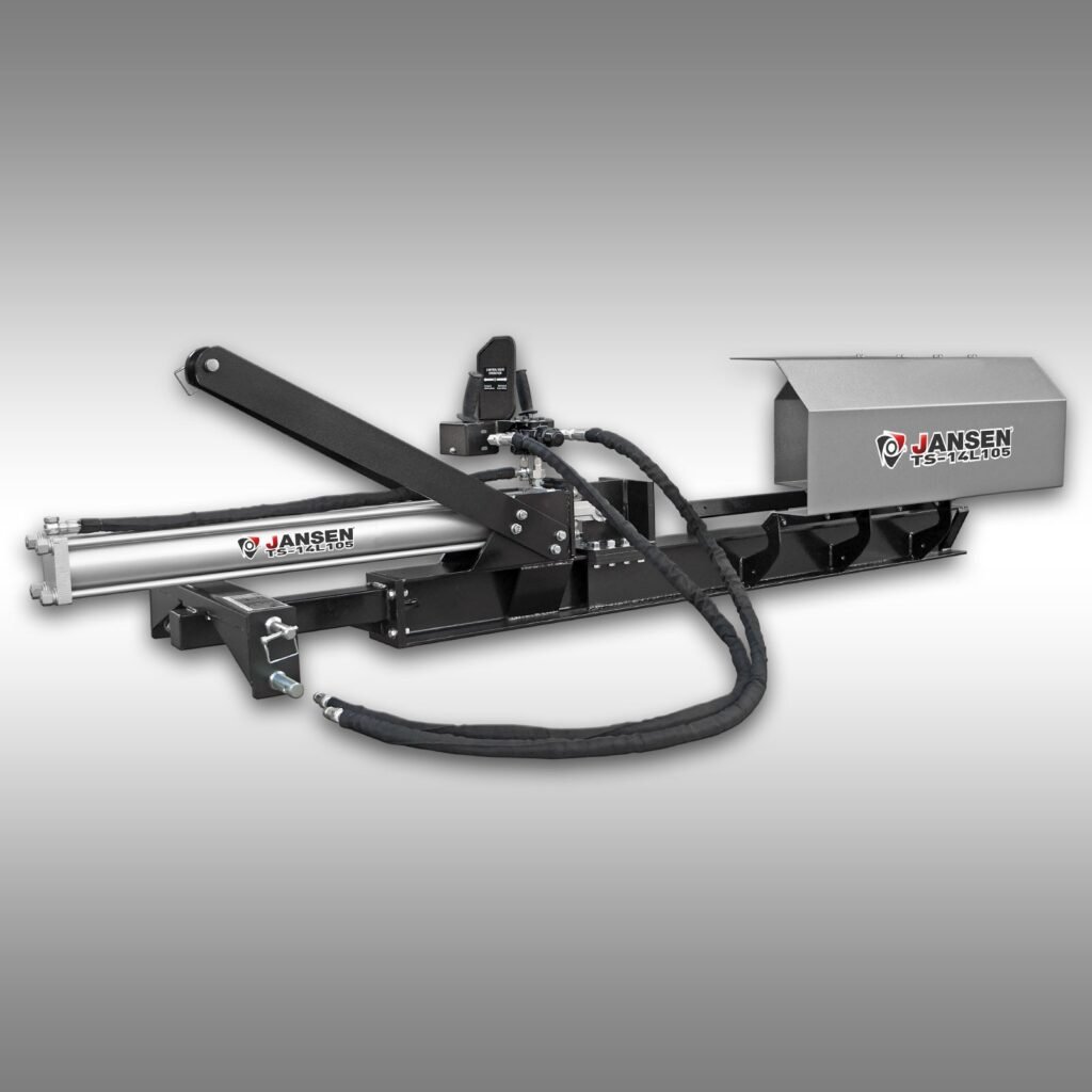Jansen Houtklover TS-14L105, liggend voor tractor, hydraulisch, 14 ton