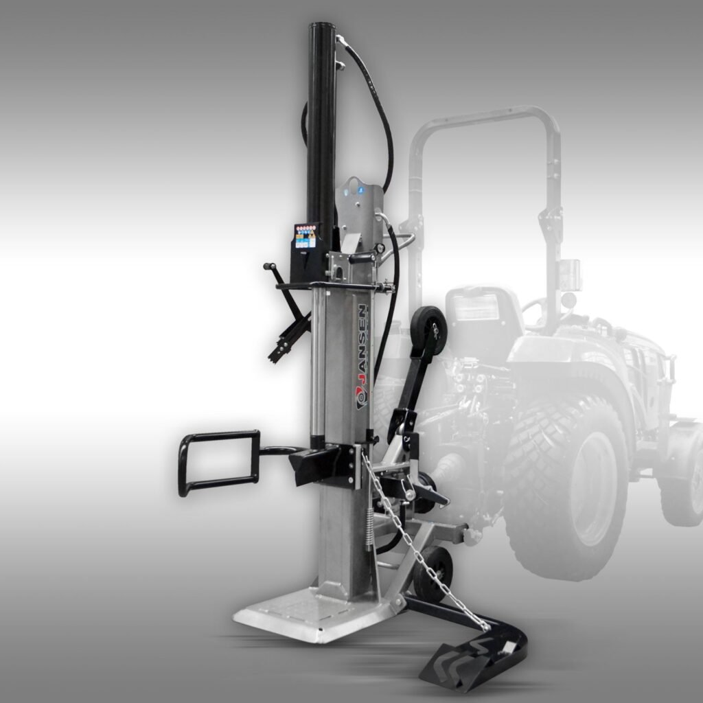 Jansen Houtklover TS-22, 22 t, met stamlift, aftakasaandrijving