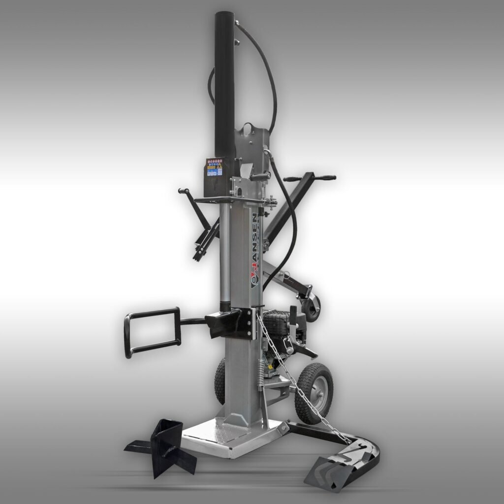 Jansen Houtklover TS-22B, 22 ton, stamlift, 10 PK benzinemotor