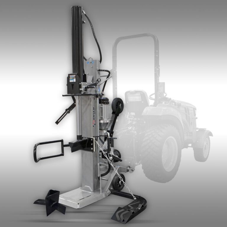 Houtklover Jansen TS-30K, 30 t combi (aftakas + electro), Kloofmachine, stamlift