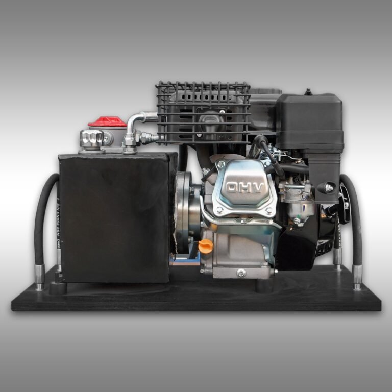 Jansen HRW-15(pro) + HRW-30K hydraulische aggregaat vooraanzicht