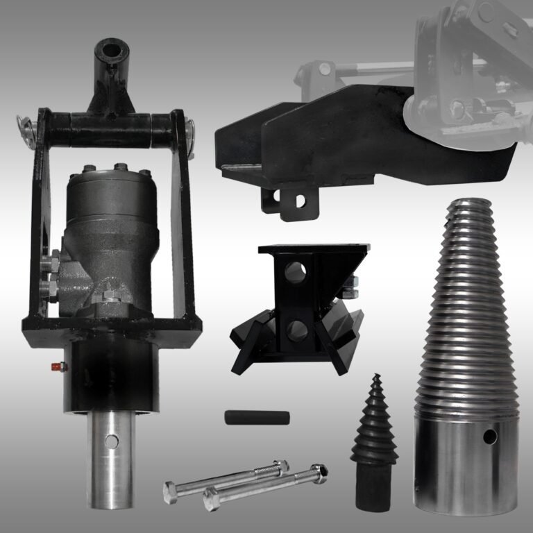 Kegelspalter-set Jansen KL-200, splijtkegel, compactlader, houtklover