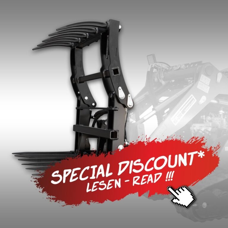 Krokodillenbak voor compacte lader Jansen KL-200 met speciale korting