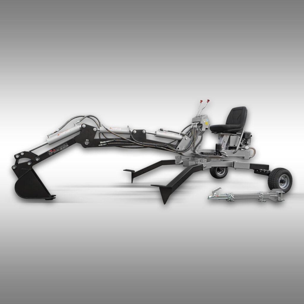 Jansen Minigraafmachine MB-360, benzinemotor, mobiele graafmachine, 360° draaikrans