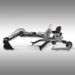 Minigraafmachine Jansen MB-360° met benzinemotor