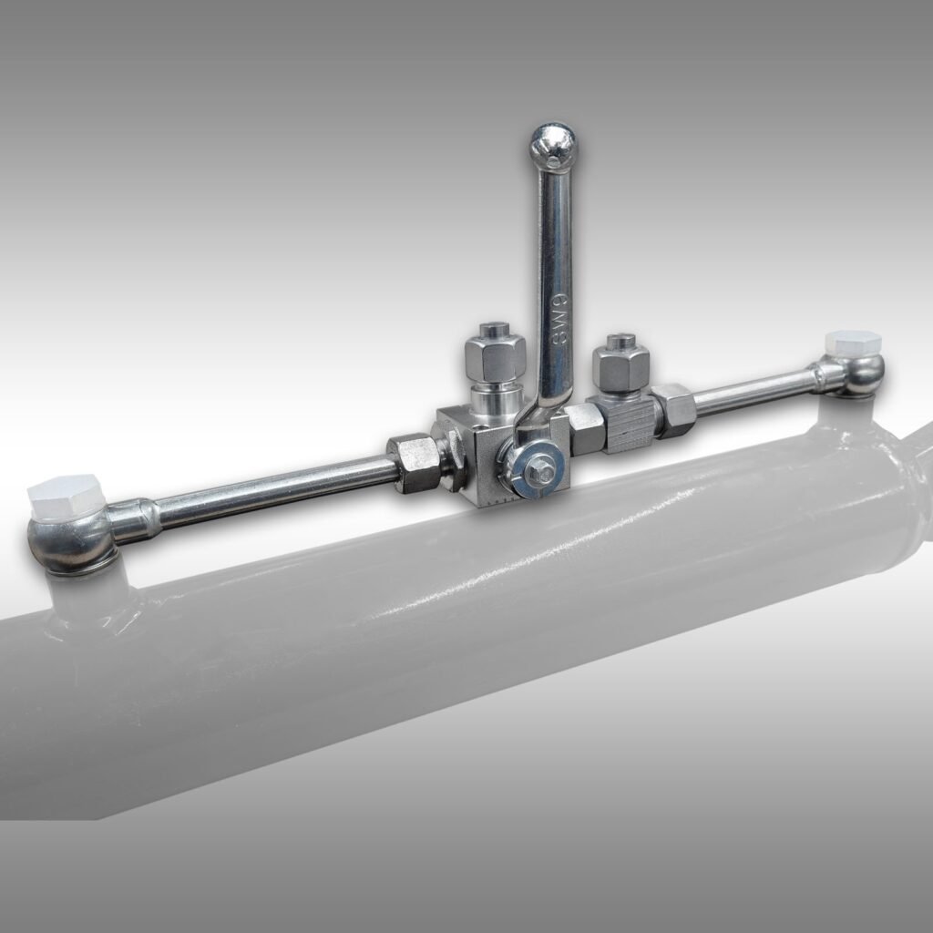 Jansen Nabouw-set voor AGF-modellen, kogelkraan, hendelkraan voor zweefstand