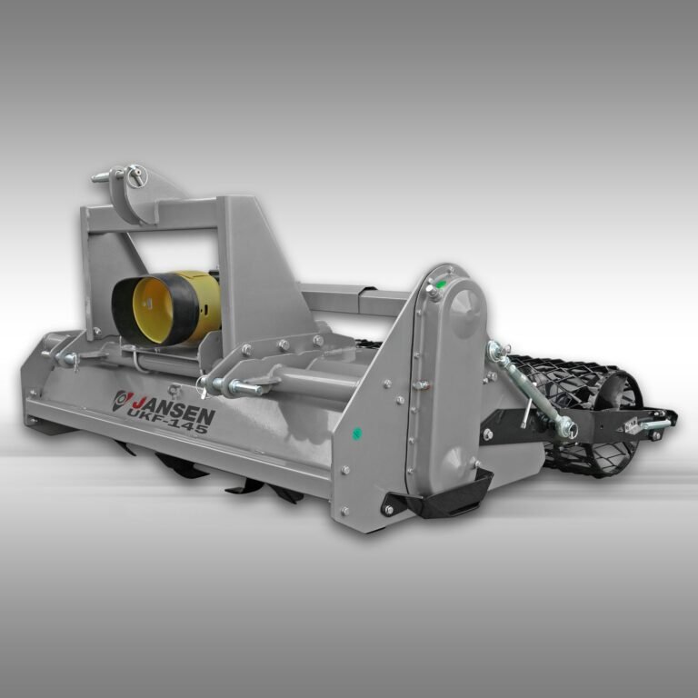 Jansen UKF-145 tuinfrees, achterfrees met fijnkruimelwals, 1,45m