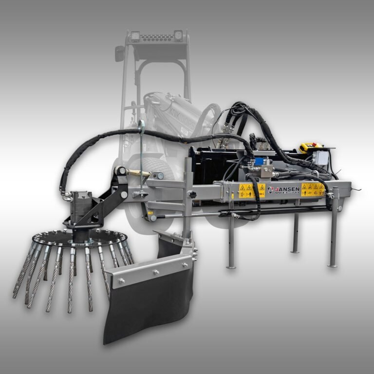 Jansen WKB-70 onkruidborstel met hydraulische aandrijving