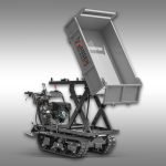 Rupsdumper Jansen RD-800pro, hydr. kiepbak omhoog