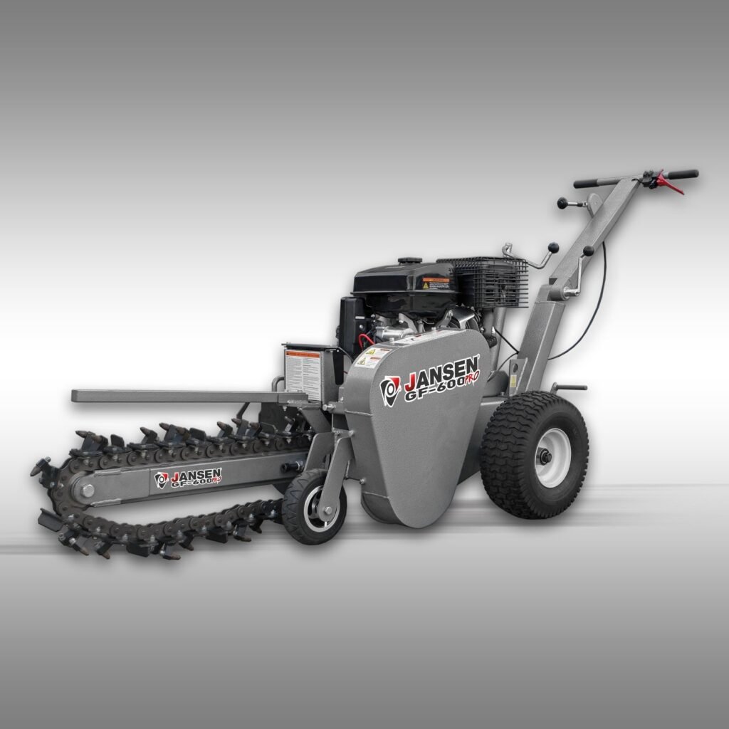 Jansen Sleuvengraver GF-600pro, 13,5 pk, Kabelsleufmachine