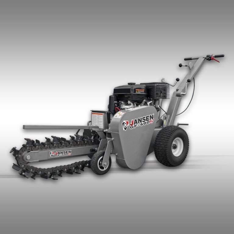 Sleuvengraver Jansen GF-600pro in grijze uitvoering