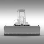 Jansen SP-220 sneeuwschuif vooraanzicht