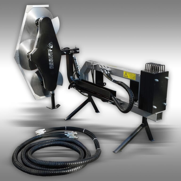 Snoeizaag Jansen AS-600, snoeischaar, tractor, frontlader, 1750 mm breedte