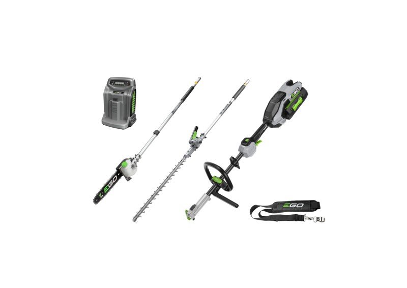 EGO Multitool MHCC1022E, Met heggenschaar en stokzaag