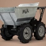 MAX-GALV transporter met Honda GXV160 OHV motor - max. 350 kg - 4X4 - verzinkte laadbak