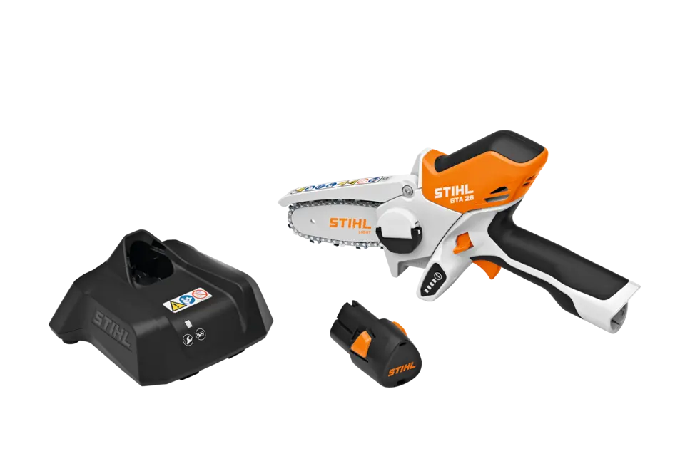 STIHL Accu Kettingzaag GTA 26, Met AS 2 accu en AL 1 lader