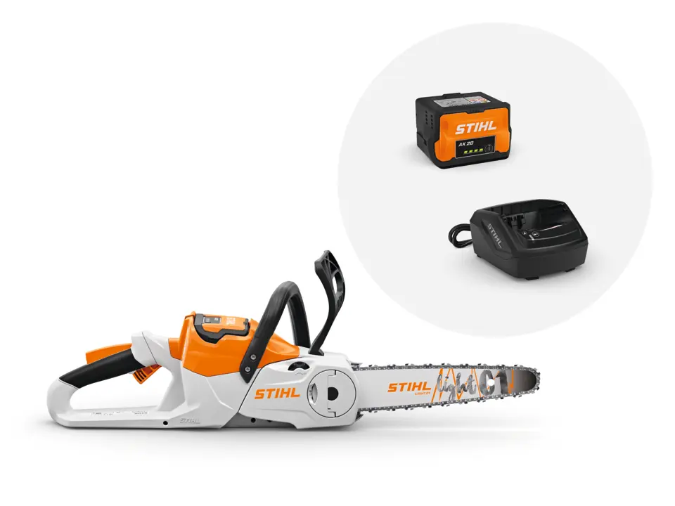 STIHL Accukettingzaag MSA 60 C-B, 30 cm, PM3, 1/4″ P, Met AK 20 accu en AL 101 lader