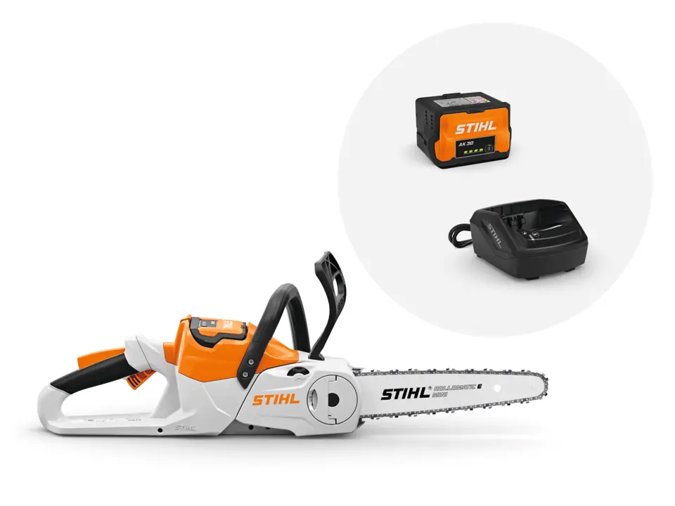 STIHL Accukettingzaag MSA 70 C-B, 30 cm, PM3, 1/4″, Met AK 30 accu en AL 101 lader