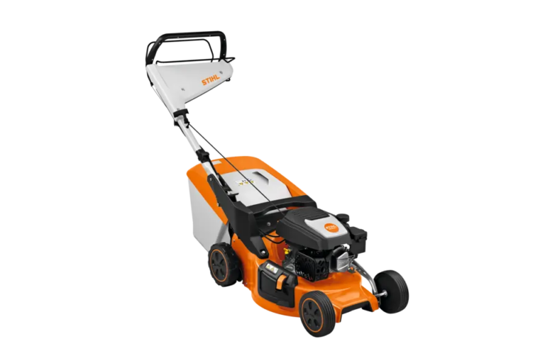 RM 248 T grasmaaier in close-up