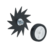 Kantensnijder FC-MM onderdelen close-up.